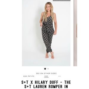 Smash Tess + Hilary Duff Romper - Daisy Dream